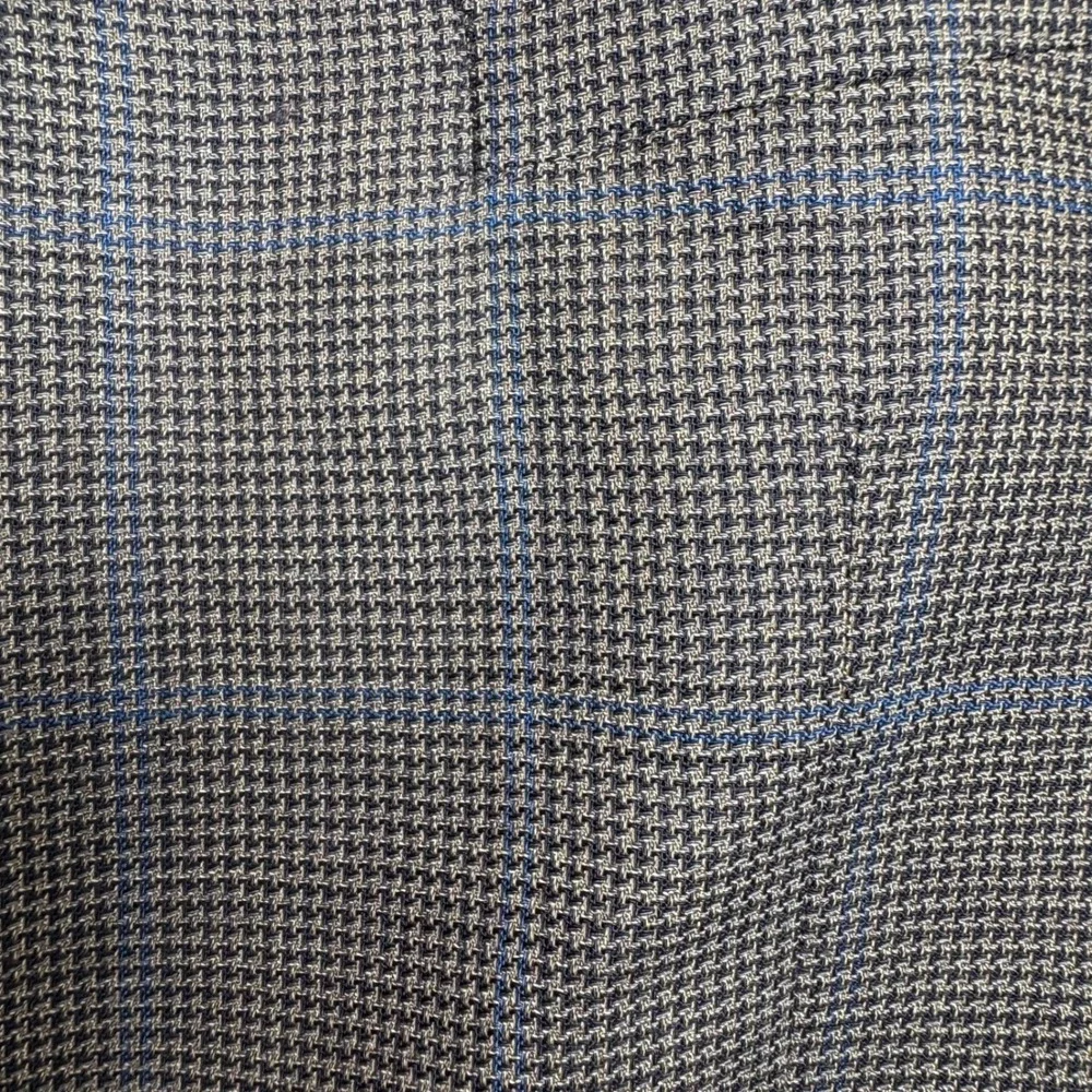 Principe Sport Coat Mens 44L Virgin Wool Houndstooth Brown Made in Italy EUC